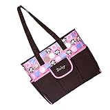 D DOLITY ショルダーバッグ マザーズバッグ　ベビー おむつバッグ　ベビー用品収納 減圧 全3色 - 赤