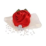Homyl ９色選べる　結婚式　ブレスレット　手首コサージュ　ブライダルリストコサージュ　手紙　手工芸品 - ３
