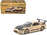 POP RACE 1/64 トップシークレット GT300 スープラ クロームゴールド カーボンフード Top Secret Supra [並行輸入品]