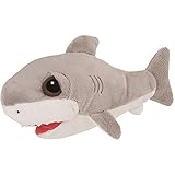 Suki Gifts Li'L Peepers Sealife Creatures Razor Shark Soft Boa Plush Toy (Grey/ White) by Suki Gifts