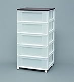 収納ボックス 衣類ケース 幅63cm ウッドトップチェスト ホワイト/ブラウンオーク 655