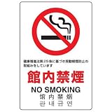 JIS規格安全標識ステッカー 館内禁煙 NO SMOKING ユニット 803-142