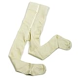 Groedo オーガニックコットン ベビー ＆ キッズ タイツ きなり サイズ 3-4 (100-110)