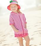 SwimZip (スイムジップ) UVカットビーチカバーアップ Ruffled Angel (3-6M)