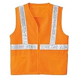 アイトス AITOZ 高視認性LEDベスト AZ-8708 093 ハイパーオレンジ フリーサイズ