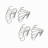 PC zinc-platedユーティリティs-hookセットHangingフックガレージキッチンHeavy Duty 24 PCS シルバー CZS12-X2