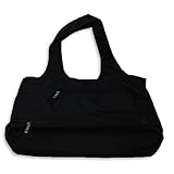 Rouiville （ルイヴィル） マザーズバック トート バック 大きい ポケット いっぱい お出かけ パパ ママ 兼用 (ブラック)