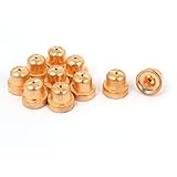 ヒント電気溶接トーチツール10個入り銅のトーンを切断DealMux 40Aプラズマ