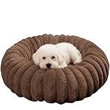 Bidason 猫 犬 ベッド クッション 冬 猫ベッド 犬ベッド ペットベッド 暖かい 丸型 もこもこ ふわふわ 柔か ぐっすり眠る 寒さ対策 保温 滑り止め 洗える 寝床 ペット用品 小型犬 通年