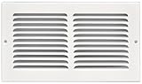 speedi-grille sg-104 Rag 10-inch by 4-inchホワイトReturn Air Ventグリルwith固定ブレード