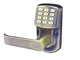 スマートフォン管理キーレスドアロック/ Smartlock / Airbnb /アンティーク真鍮/ left-hingedドアのみ