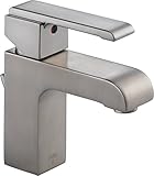 Delta 586LF-SSMPU Arzo Single Handle Centerset Lavatory Faucet, Stainless [並行輸入品]
