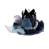 ノーブランド品 可愛い　女の子　赤ちゃん　ヘアクリップ　クラウン　王冠　蝶結び　髪飾り　髪留め　ギフト　全4色選べる - ピンク