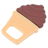 Lovoski 可愛い　新生児　ベビー　ソフト　シリコン　歯がため　おしゃぶり　おもちゃ　全2パタン3色 - コーヒー, アイスクリーム