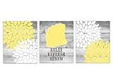 リラックスリフレッシュRenew、イエローとグレーバスルーム飾り – bath104 16"x20" Unframed Photo Paper Posters BATH104-16x20
