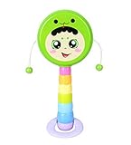 LovelyカラフルヒットおもちゃRattleドラムベビーおもちゃ音楽サウンドおもちゃベビーRattle ( Snake )