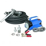 12 Volt Diesel Transfer Pump 10 GPM Self-priming pump with rotating vane, bypass valve, and 3/4 inle