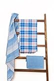 Henry and Brothers Travel Blankets for Babies, True Blue, 3 Count by Henry and Brothers