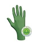 Showa Best 6105PFXL GreeN-DEX Biodegradable Industrial Grade Nitrile Glove Disposable Powder Free 4 