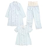 (犬印)INUJIRUSHI fairy 2トップアンサンブル 腹巻付パジャマ (授乳口付き) 3ピース 出産･入院準備(SX-サッ