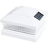 Solar Square Outdoor White 6x6 5 LED Fence Post Cap Light with 5x5 Adapter [並行輸入品]