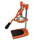 Aidour HM ハンド ジューサー 果汁絞り器 手動式 ジューサー ハンドブレンダー 果汁 手作り ジュース絞り器 フレッシュジューサー フルーツしぼり 家庭用 業務用 (オレンジ)