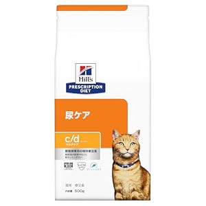 ヒルズ プリスクリプション・ダイエット c/d マルチケア 猫用 フィッシュ入り ドライ 500g