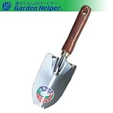 天然木柄 根切り付き補強移植ゴテ(太)メモリ付 Garden Helper G-1W