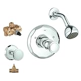 Grohe ks19265 – 34124rv4 – 000 Kensingtonシャワーバルブキット、クローム
