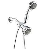 Ana Bath ss5159ccp、5機能ハンドヘルドシャワーヘッドコンボキット、クロムメッキ仕上げ