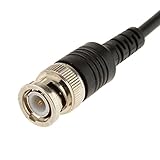 Fenteer BNC オス Q9 ― デュアル 4mm　バナナジャックケーブル　ブラック　レッド