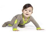 Baby Deedee Sleepsie Footie Pajamas, Khaki/Lime, 18-24 months by baby deedee