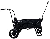 GO-GO BABYZ SINGLE FOLDING WAGON STROLLER ASTM certified with One Seat, Push Handle and Rear Foot Br