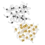 SONONIA 眼鏡　眼鏡チェーンエンド　エンド　眼鏡ホルダー　便利　滑り止め　　40個入り　３色　20x5mm