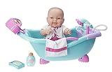 JC Toys Lots to Lots to Love Baby Doll Real Working Bathtub with Electronic Bath Sounds All Vinyl Wa