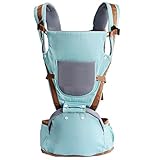 (BEATON JAPAN) ベビースリング 抱っこひも 新生児 多機能型 3way メッシュ素材 (ブルー)