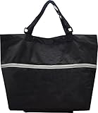 東洋ケース トートバッグ & キャリーカート キャスター付き マチ付き ブラック CA-TOTE-BK2