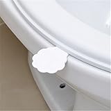 PIKANCHI　便座用　取っ手　洋式用　手を汚さずに便座を上げられる　取り付け簡単　衛生的　厚さ調節クッション　ホワイト