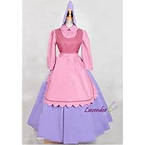 Amazon.co.jp: [コスプレ] 【ラベンダー】 灰かぶり姫 シンデレラ