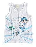【あるこんたるこん】ベビー ランニング スピン キッズ ジュニア 男の子 タンクトップ シャツ コットン100％ (100)