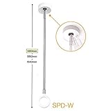 【2本セット】 川口技研 ホスクリーン 【SPD型/室内用物干し金物】 全長460 550 640mm ホワイト SPD-W 生活用品 インテリア 雑貨 日用雑貨 洗濯用品 ハンガー top1-ds-
