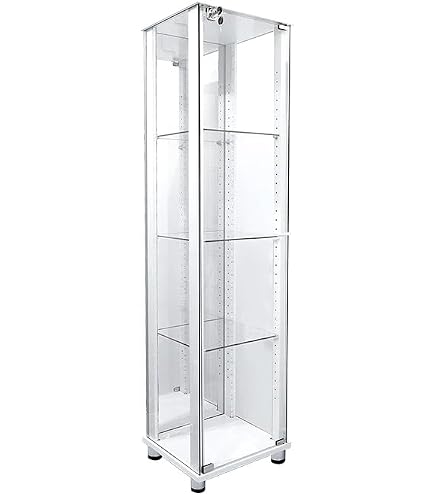 Amazon.co.jp: 塩川光明堂 ガラスケース ブラウン 41x24.5x100cm