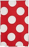 SheetWorld Crib / Toddler Percale Baby Pillow Case - Polka Dots Red - Made In USA by sheetworld