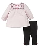 Little Me Baby Girls' 2 Piece Woven Tunic Sets Tulip Floral 6 Months [並行輸入品]