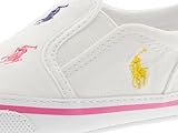 (ポロラルフローレン) Polo Ralph Lauren キッズカジュアルシューズ・・スニーカー・靴 Bal Harbour Repeat Soft Sole (Infant/Toddler) Wh