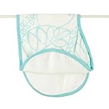 aden + anais Rayon From Bamboo Burpy Bib, Azure Leafy by aden + anais [並行輸入品]