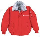 [三段鳶] S-1777 パイロット防寒ジャンパー[4L 15:レッド]