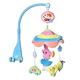 幼児ベビーベッドCrib Musical Mobileベッドベル赤ちゃんRattle回転Cartoon Animal ToyソフトカラフルなPlush Dollsプロジェクトハンギング0 – 12 M