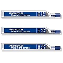 STAEDTLER ステッドラー マイクロカーボン替芯 0.7mm HB 3セット
