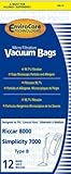 18 DESIGNED TO FIT SIMPLICITY B & RICCAR 8000 VACUUMS
